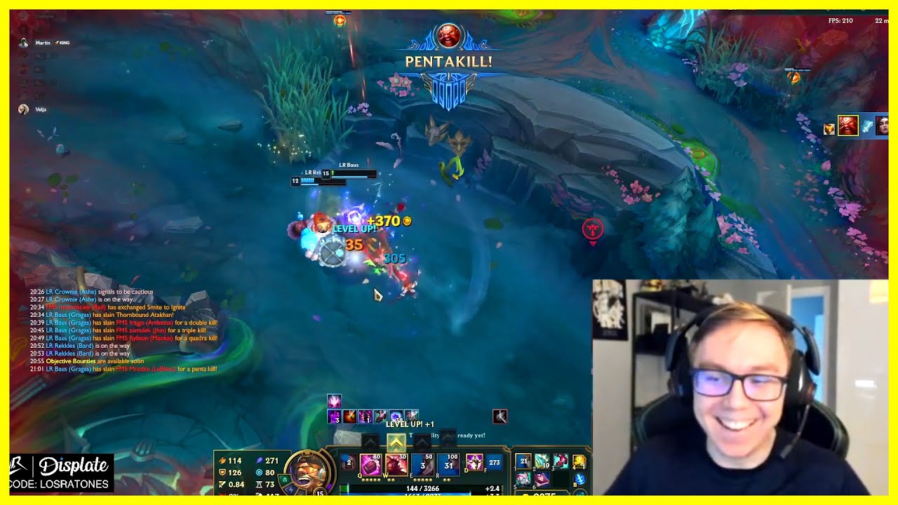 Thebausffs Crazy Penta! Lol Daily Clips Ep #1