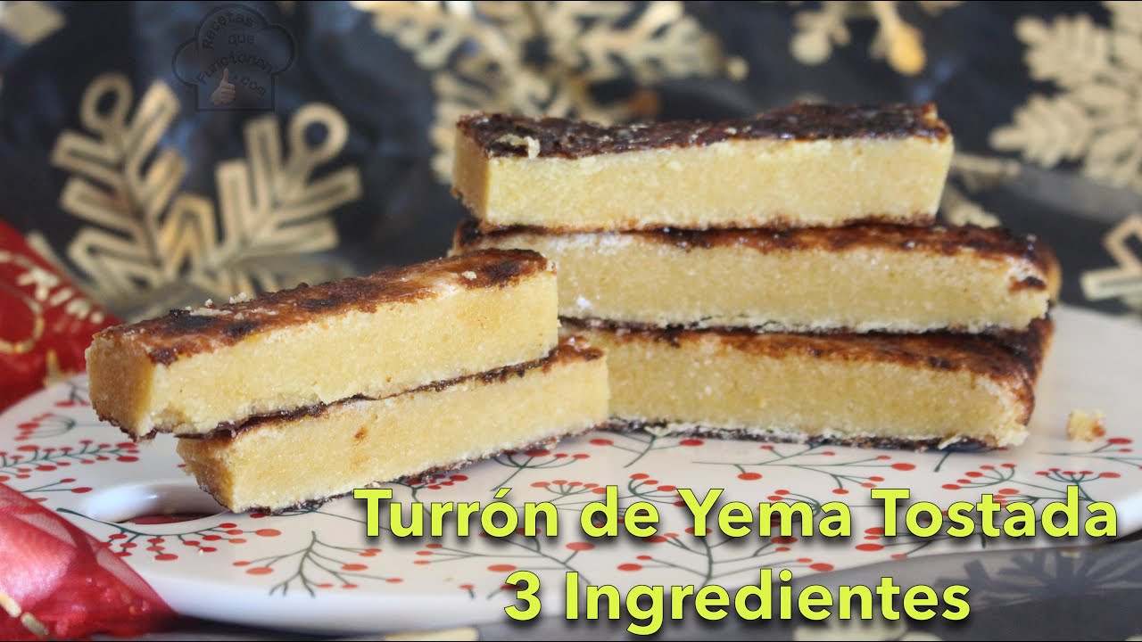 Más fácil de lo que imaginas... TURRON DE YEMA TOSTADA