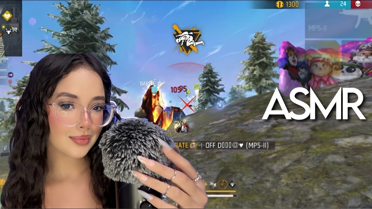 ASMR FREE FIRE 🔥 SUSSURROS e CAFUNÉ PARA DORMIR IMEDIATAMENTE ᶻ 𝗓 𐰁 conversando com vocês 