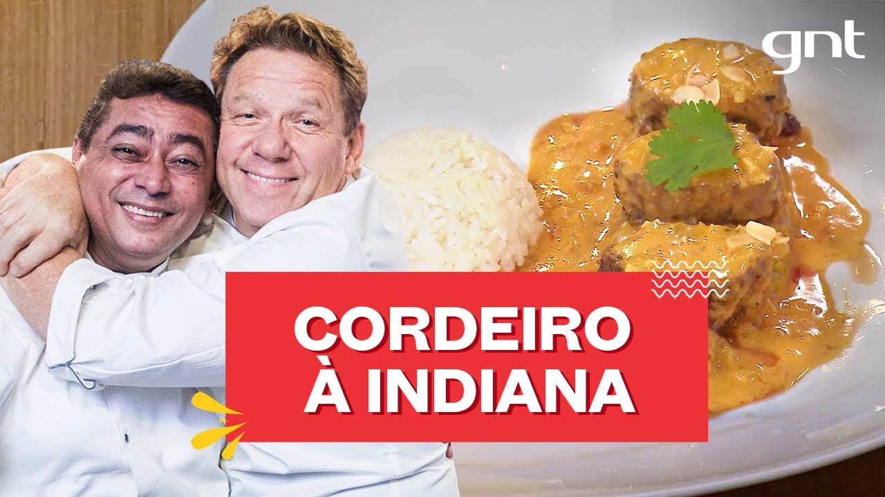 Cordeiro à indiana com chutney de manga e maçã | Claude Troisgros e Batista | Que Marravilha