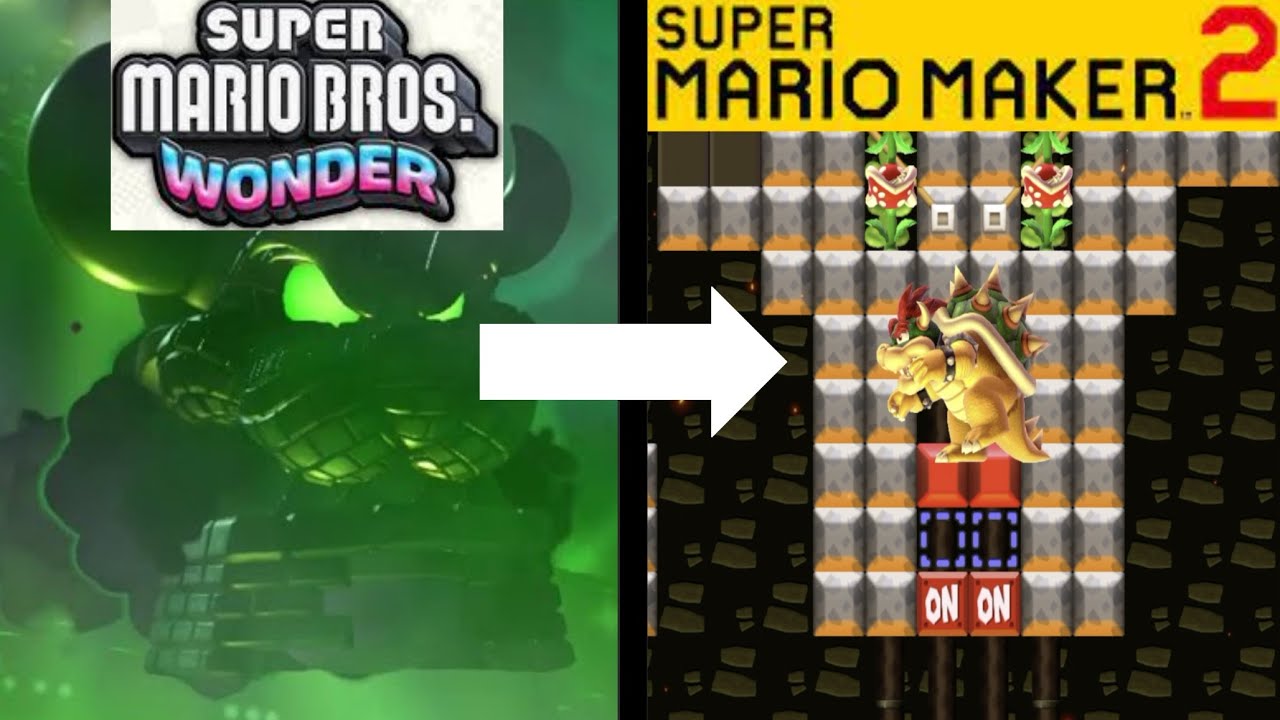 Remaking Mario Wonder's Final Boss Into Mario Maker 2