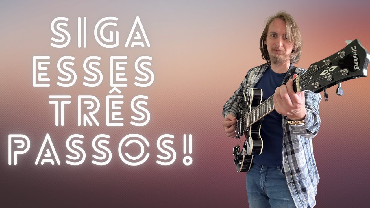 3 passos simples para criar um RIFF DE GUITARRA do zero