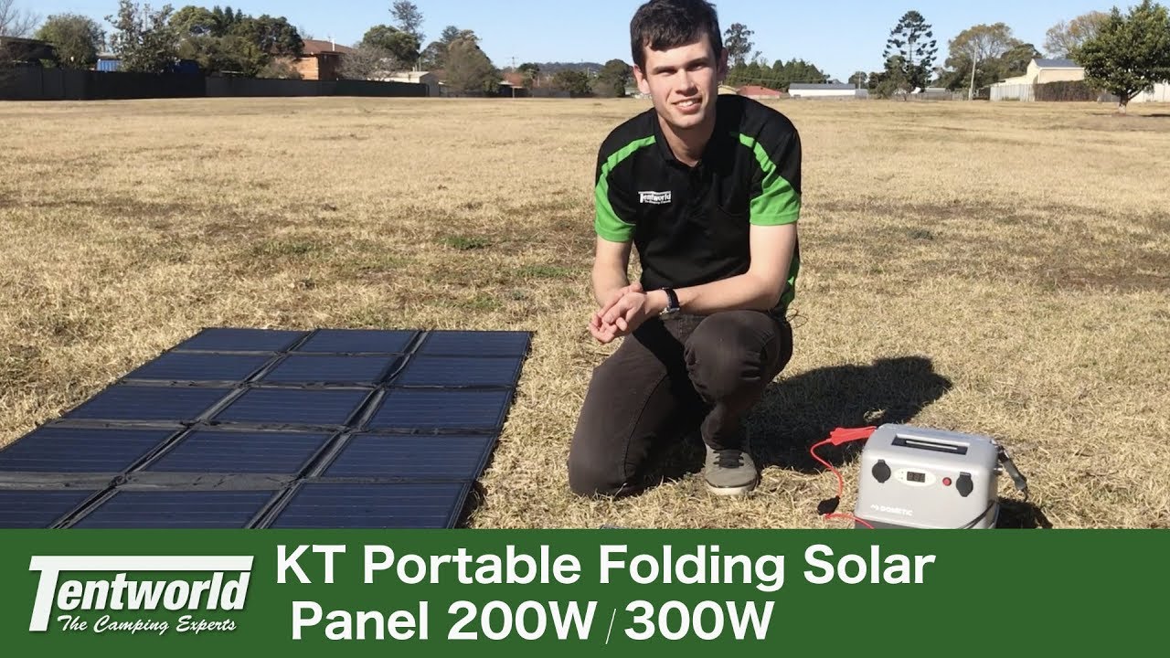 KT Solar Panel Blankets 200w & 300w Demo, Unbox & Review - Compact & Powerful!