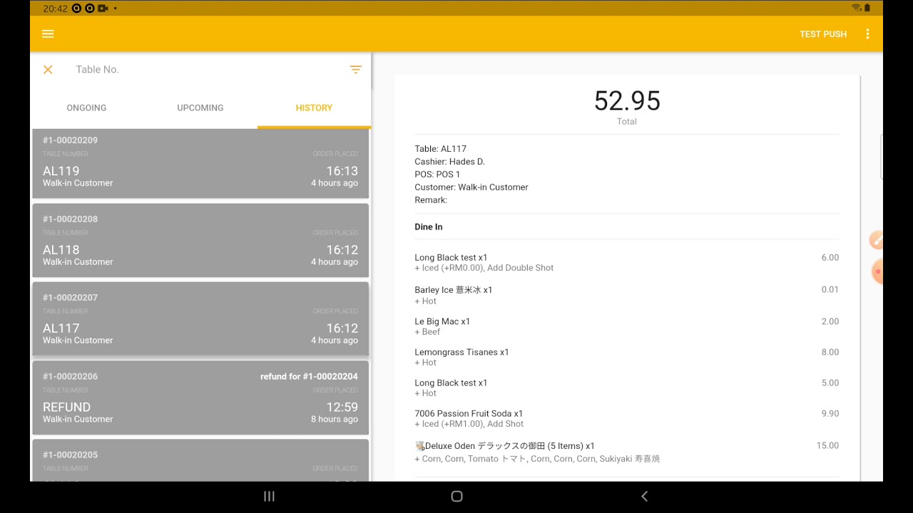 Aliments Cloud POS - EP 25 - Reprint Invoice + Resend Docket to Kitchen