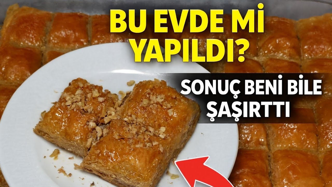 Evde Baklava Yaptım... Sonucu Beklemiyordum!! | Çıtır Çıtır Tam Ölçülü Ev Baklavası Tarifi 🔥🔥