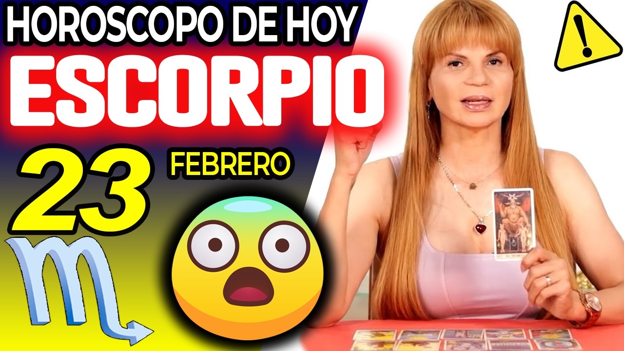 ESCORPIO ♏ ALGUIEN EMBRUJA TU FOTO😱TE DOY NOMBRE⚠️ Horóscopo De Hoy 23 De Febrero 2026 | Mhoni