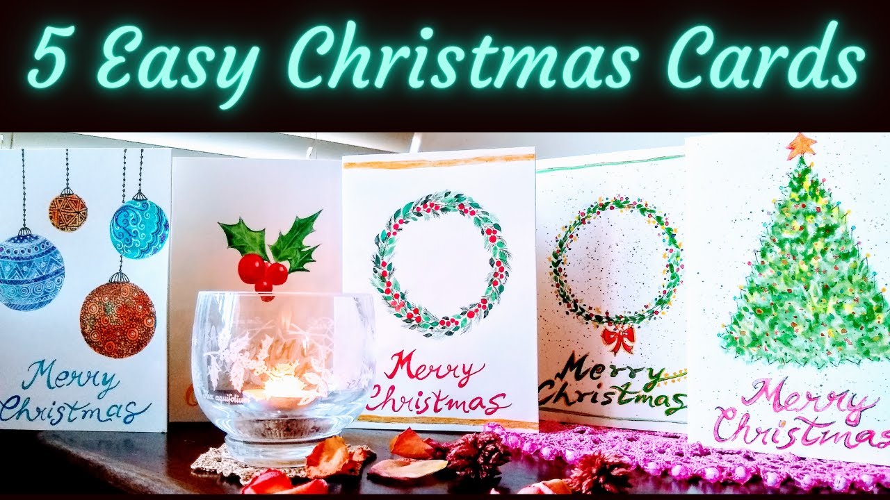 Imperfect Art #16 - Painting Christmas Cards in Watercolour for Beginners