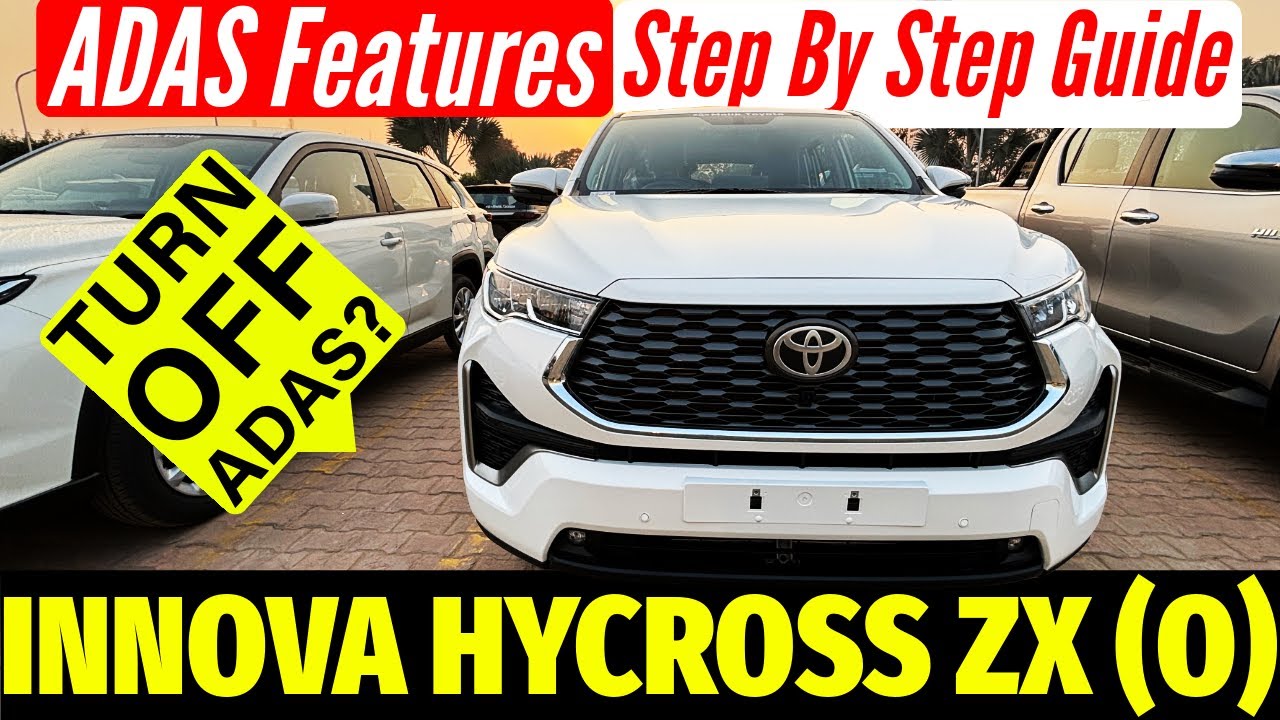 ADAS Problem | How to turn off ADAS features on Toyota Innova Hycross ZXO? Hycross Steering Turning