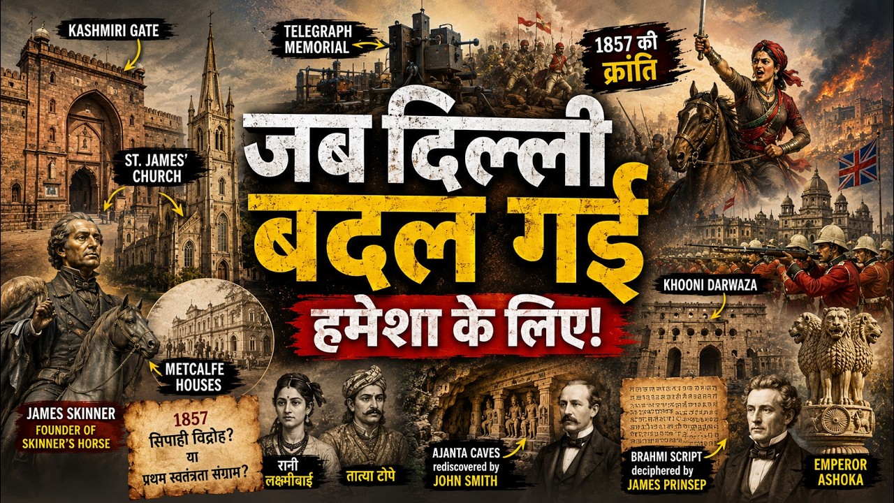 Kashmiri Gate to Ajanta: The Untold Colonial History of India | History of Delhi | दिल्ली का इतिहास