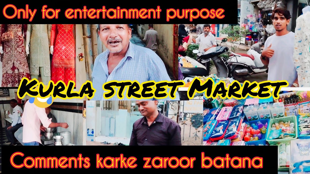 Kurla street Market - Husband ne kiye 1st time vlogging - comments karke zaroor batana - like-share
