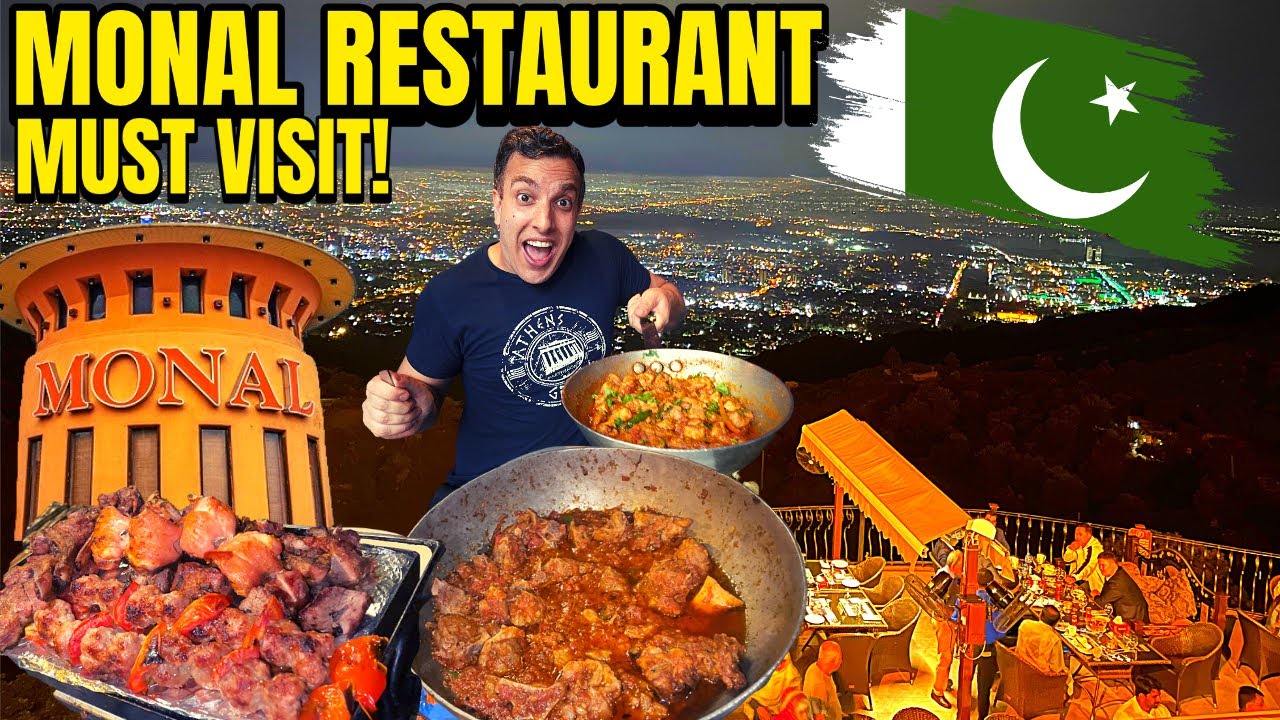 MONAL RESTAURANT REVIEW! PAKISTAN'S Most FAMOUS RESTAURANT🇵🇰 You HAVE To See This VIEW!!