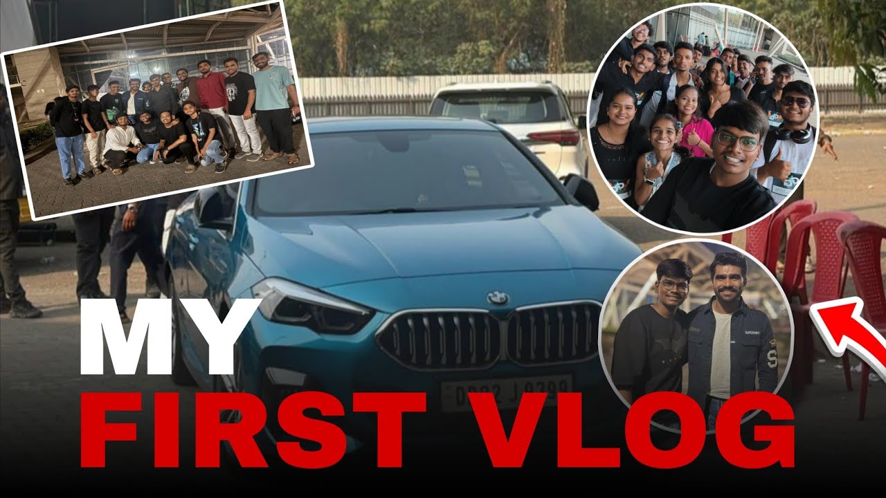 My First Vlog ❤️🎥 | Meet Shreeman Legend 🥹 | Good Game Event 🎮