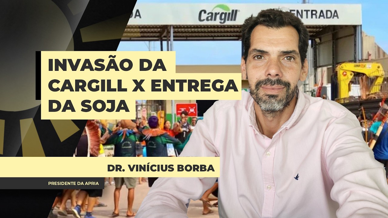 Produtores do Pará sofrem colapso na entrega da soja com terminal da Cargill invadido em Santarém