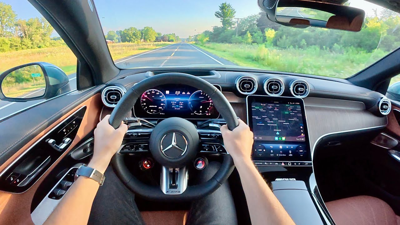 Mercedes-AMG GLC 63 S E Performance Coupe 2025 года — впечатления от вождения от первого лица