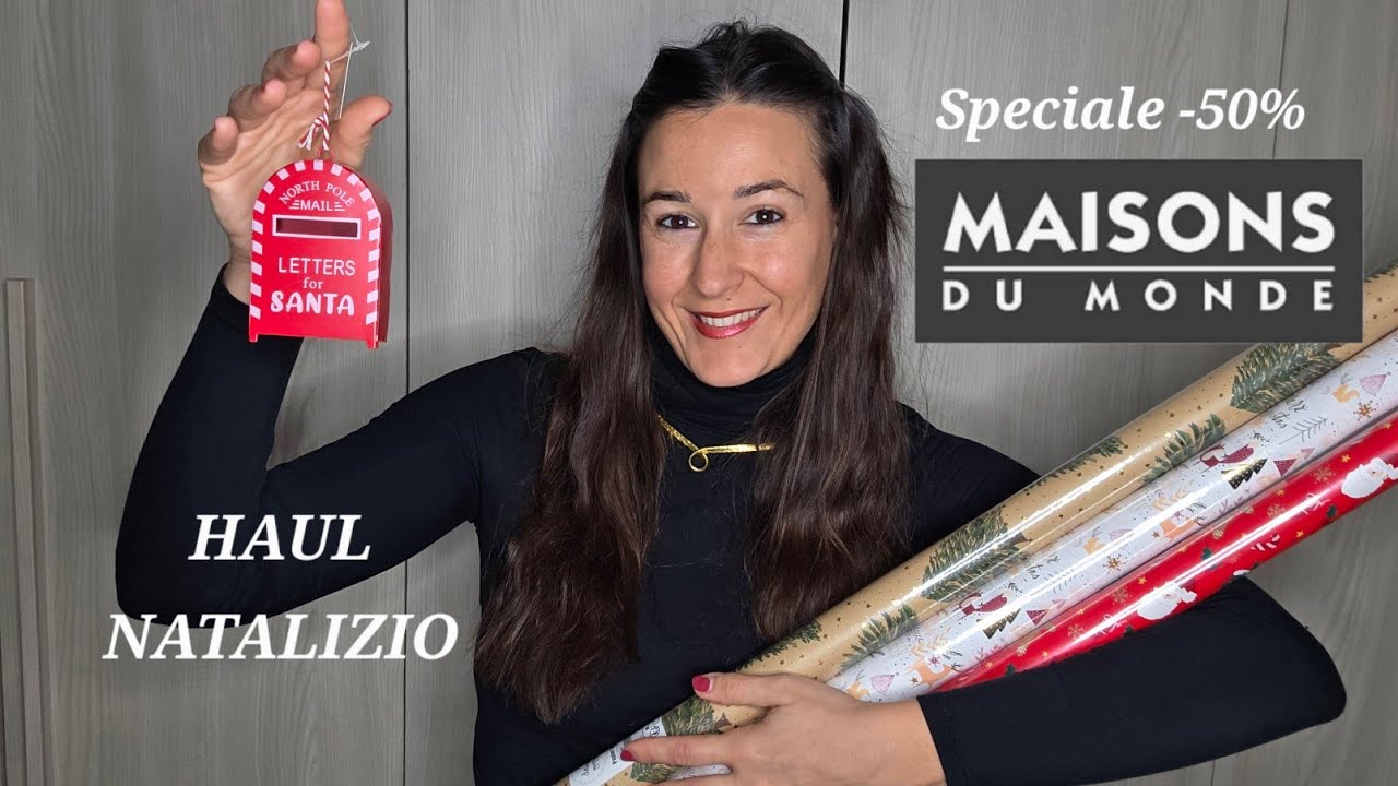✨️ Haul natalizio ✨️-50% Maisonsdumonde 🎁🎄🎅 