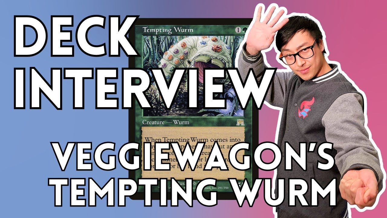 VeggieWagon's Tempting Wurm and Rocco | MTG Commander Deck Interview | The Faerie Conclave 94