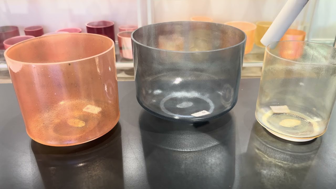 Shadows and Light Crystal Tones Alchemy Singing Bowl Family - 440hz