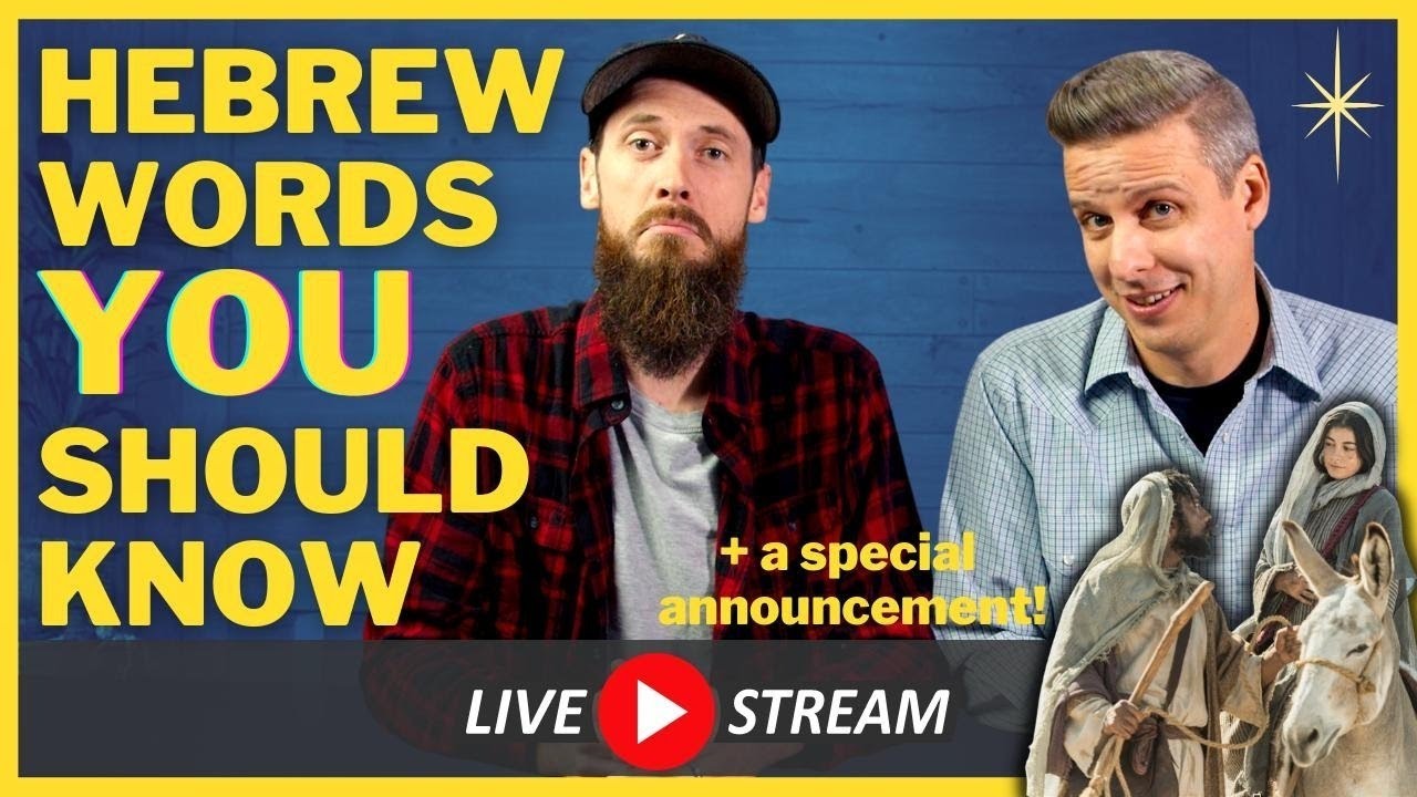 Learn Important Hebrew Words, The Chosen’s Newest Success, PLUS An Amazing Announcement!