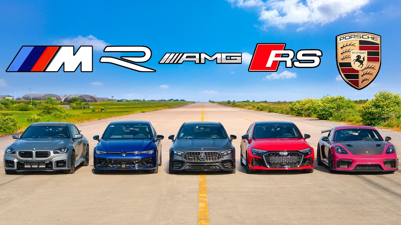 Nowe BMW M2 vs GT4 RS vs A45 vs RS3 vs Golf R: WYŚCIG