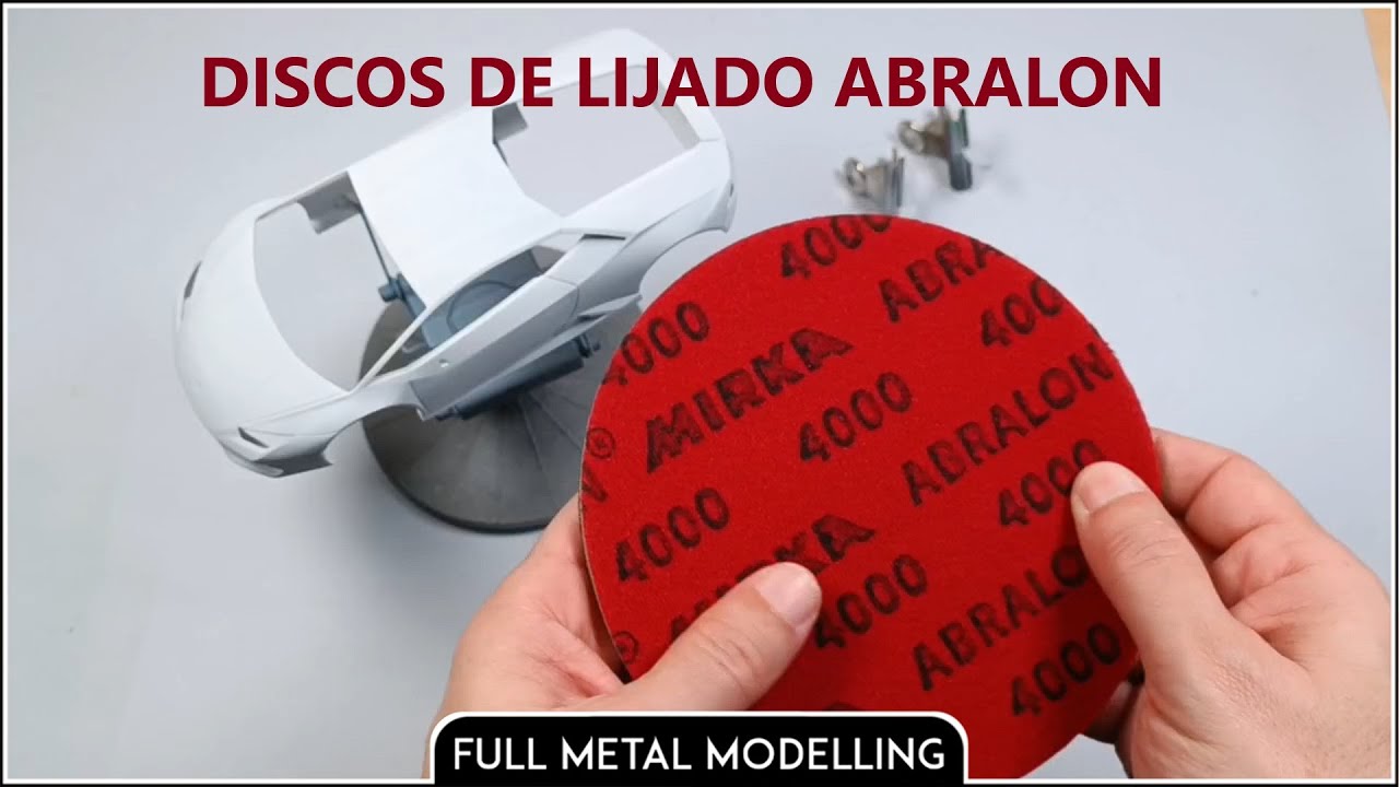 Recomendación modelística: discos para lijado Abralon