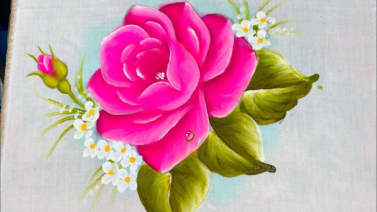 APRENDA COMO PINTAR ROSAS