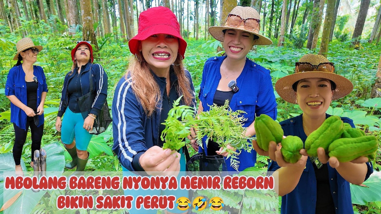 AKU NYESEL😂 MBOLANG DIHUTAN BARENG NYONYA MENIR BIKIN SAKIT PERUT, PANEN BABY LABU SIAM MENGGEMASKAN