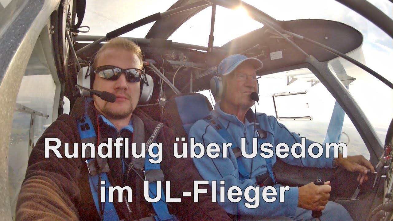Rundflug über Usedom mit einem UL-Flugzeug von Fliegerjordan(+) Utility FK-9 Mark 3  - genial!