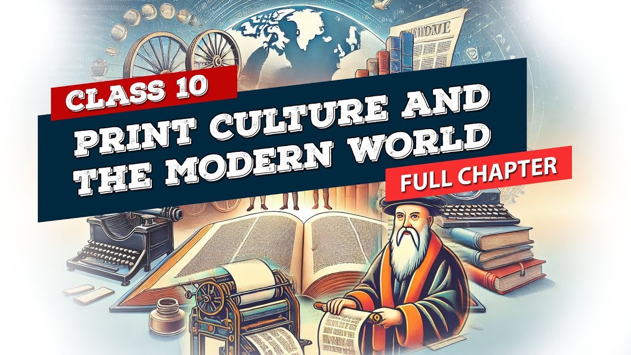Print Culture and The Modern World Class 10 full chapter (Animation) | Class 10 History Chapter 5