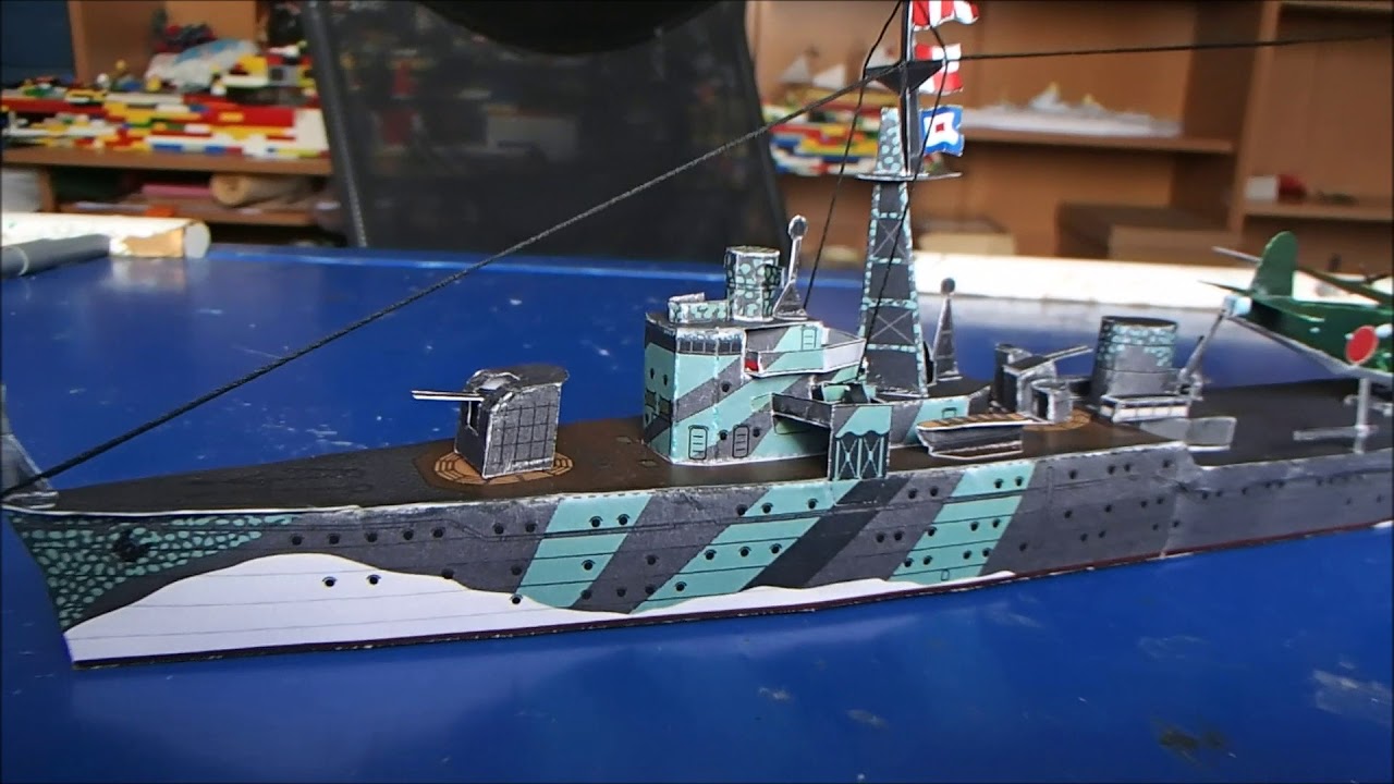 1/350 Seaplane Tender AKITSUSHIMA paper model