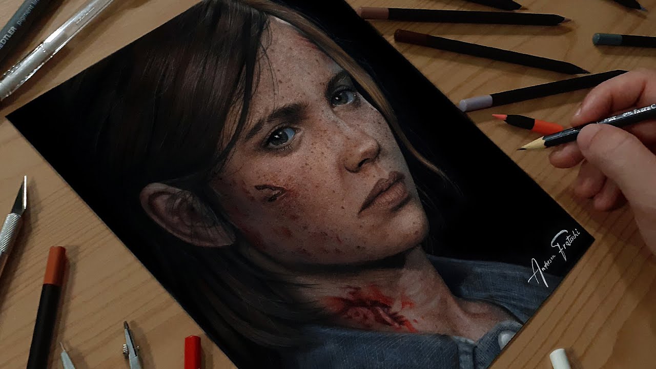 Drawing Ellie Williams - The Last of Us Part II