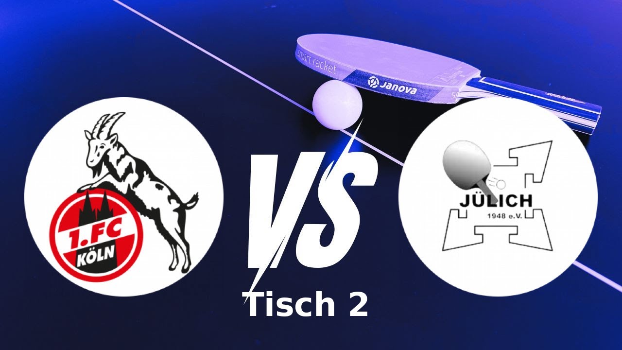 1. FC Köln vs. TTC indeland Jülich | Tisch 2