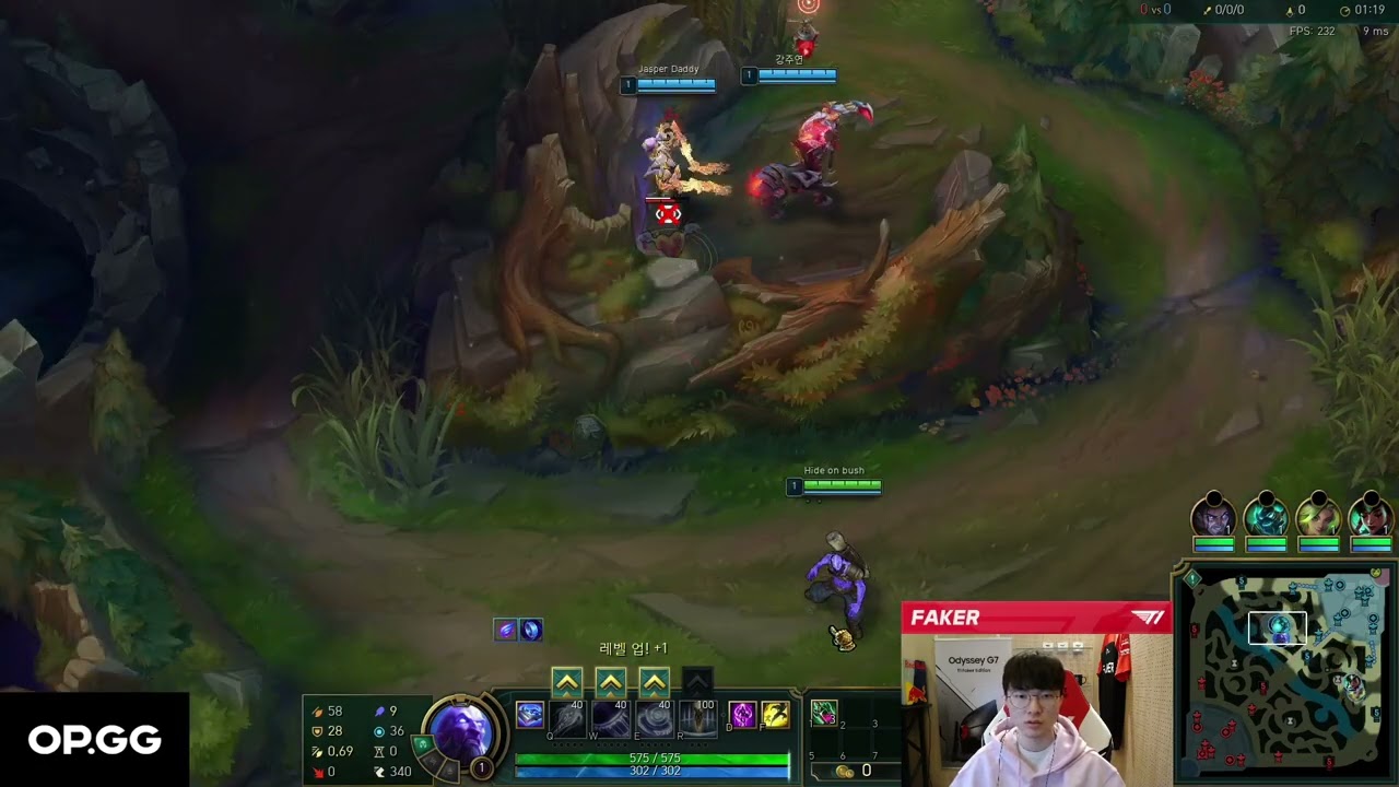 Full Live Stream T1 Faker Korean server challenge rank 24/03/2022 Twitch.tv
