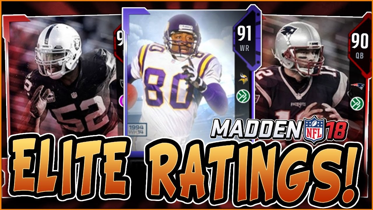 MUT 18 LEGEND AND CORE ELITE RATINGS! | BEST CARDS IN MUT 18! | MUT 18 LEGEND AND CORE ELITE REVIEW