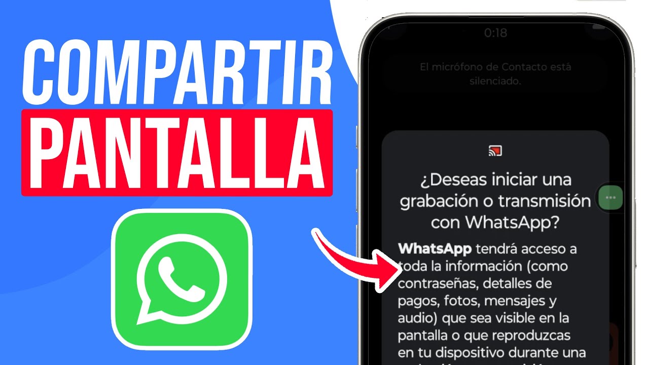 Como COMPARTIR PANTALLA en VIDEOLLAMADA de Whatsapp - Paso a Paso ✅