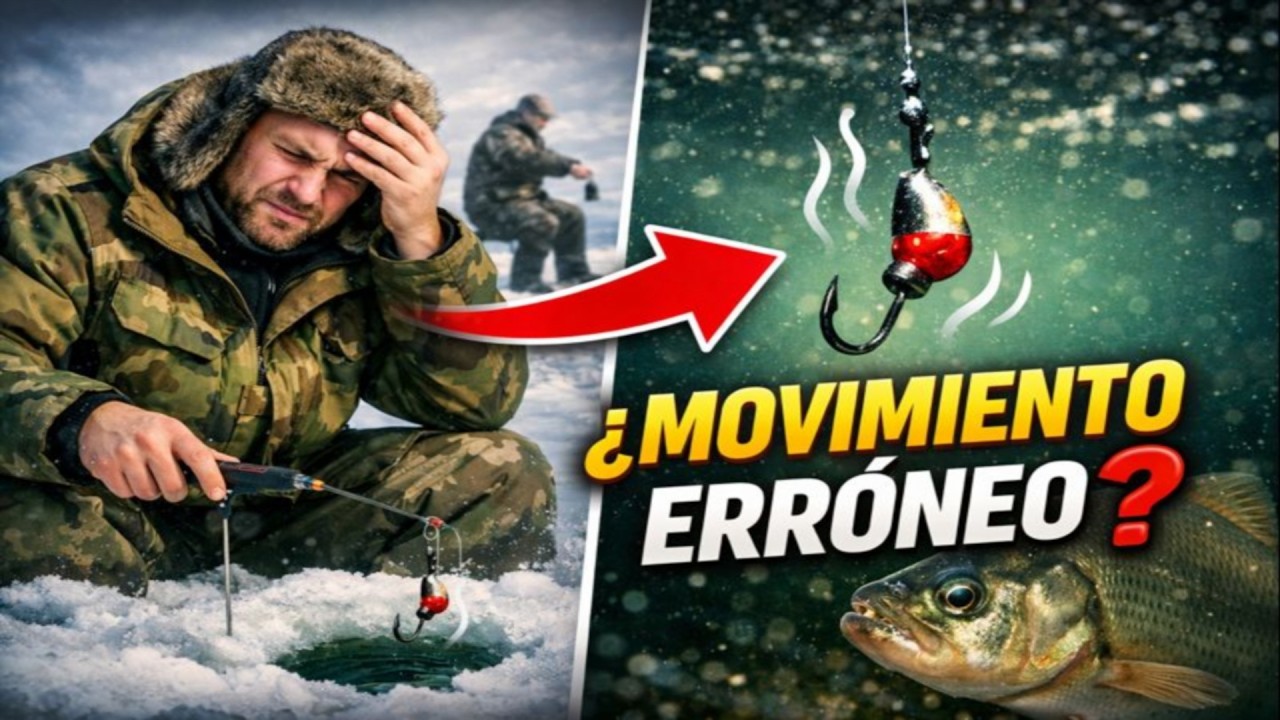 Tu mormyshka ESPANTA a los peces. Y la culpa es de este movimiento 'clásico'.