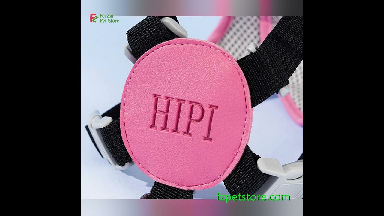 Dog Outing Big Ear Dog Joint Crescent Leash Teddy Small Dog Anti-breakaway Pet Dog Chest Harness