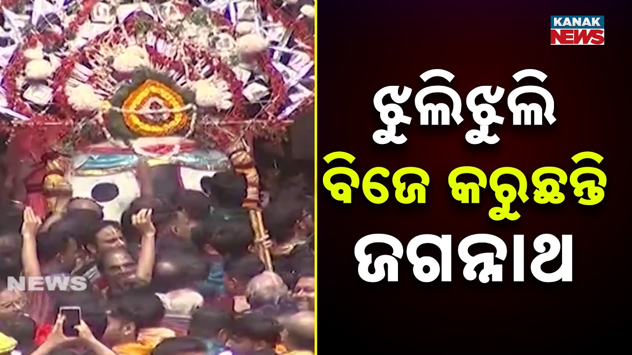 Giant Tahia Steals the Show | Lord Jagannath's Grand Pahandi in Puri