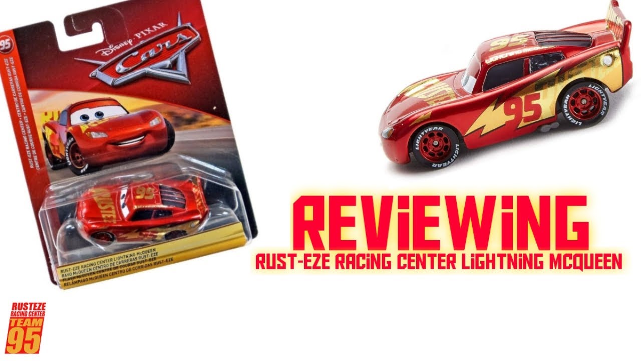 Reviewing Rust-eze Racing Center Lightning McQueen||Rust-eze Racing Center Series 2019||Mattal