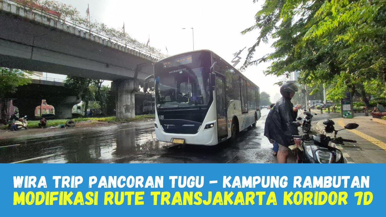Modifikasi TransJakarta Koridor 7D Pancoran Tugu - Kampung Rambutan Terdampak Galian PAM Air