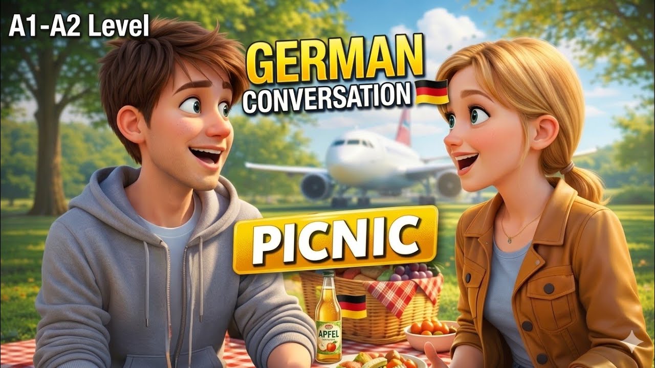 Learn German Through Story 🇩🇪 | German Conversation for Beginners (A1-A2) ✨