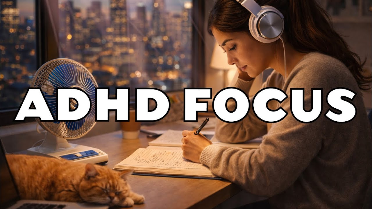 ADHD Focus Brown Noise That Helps You Lock In Instantly (Smooth, Continuous, Deep Sound) GET IT DONE