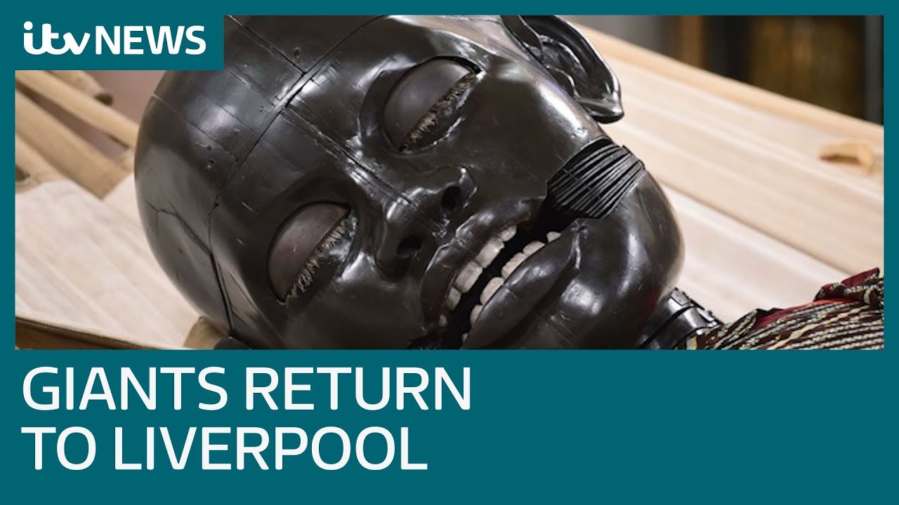 Giant puppets return to Liverpool for the last time | ITV News