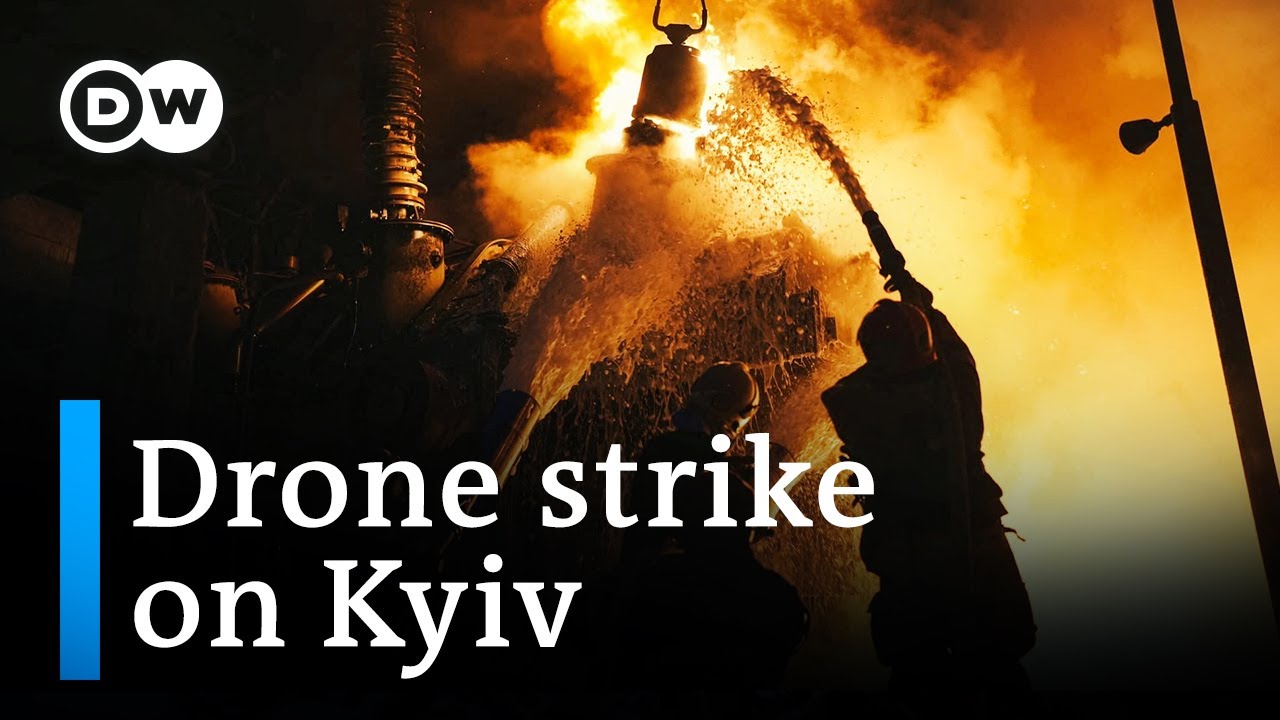 Russian drone attacks hit critical infrastructure in Kyiv | DW News