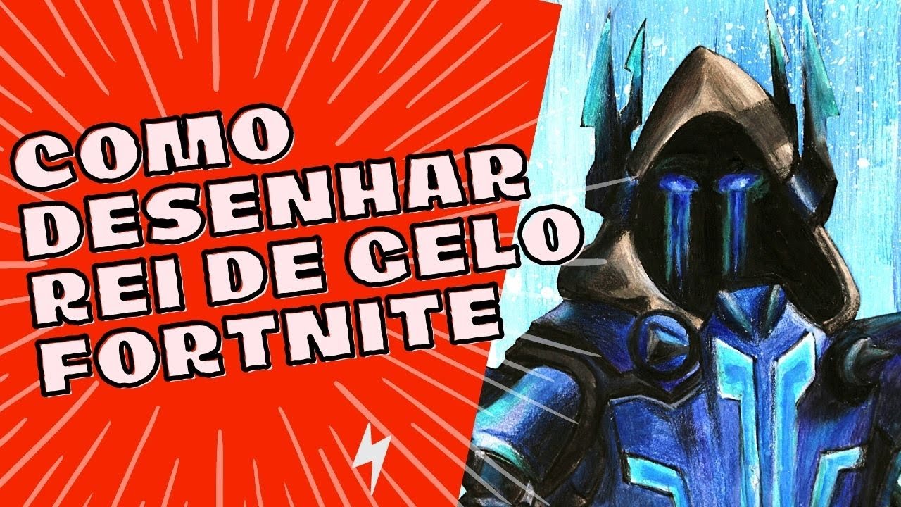 COMO DESENHAR O REI DE GELO DO FORTNITE