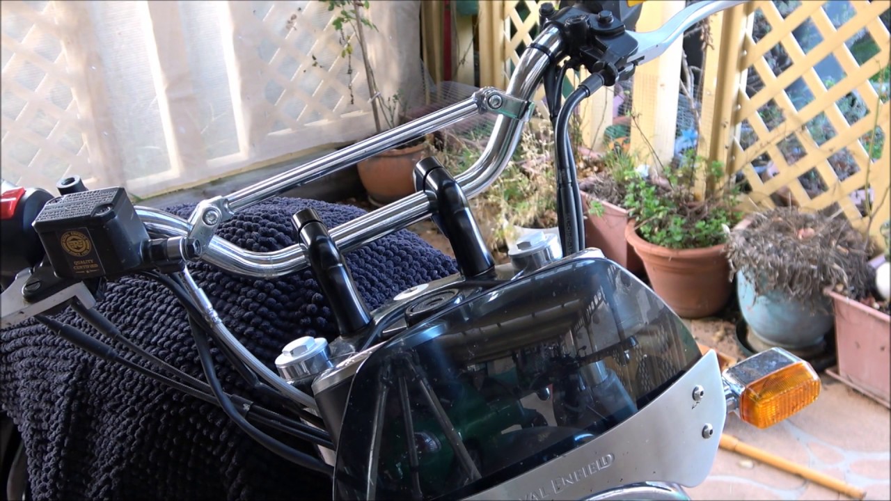 Royal Enfield 650 Interceptor  -Motone Bar Risers Re-Fit!