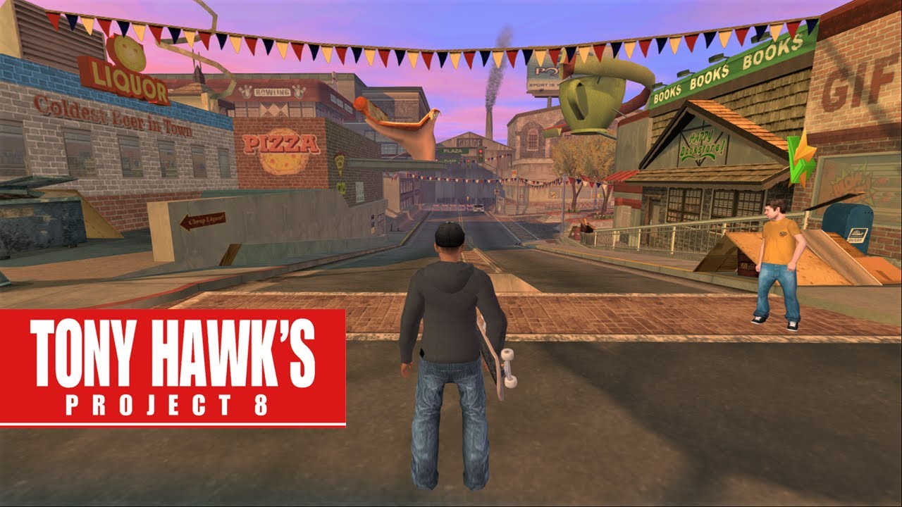 Проект 8 Тони Хока на SICK! — Downtown (геймплей на PS2)