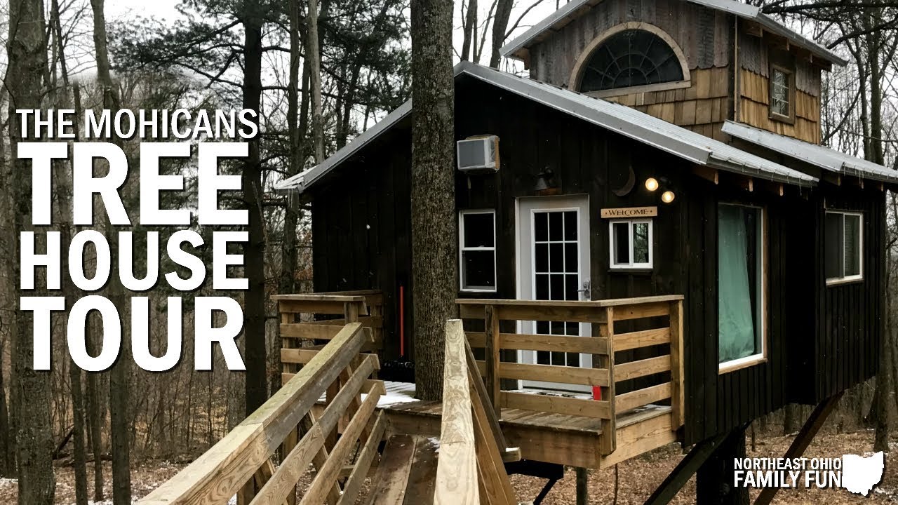 Amazing Tree houses in Ohio - Tour of Moonlight Treehouse at The Mohicans