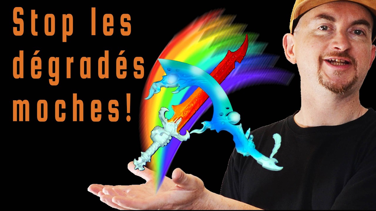 4 techniques de dégradé pour améliorer ta peinture de figurines