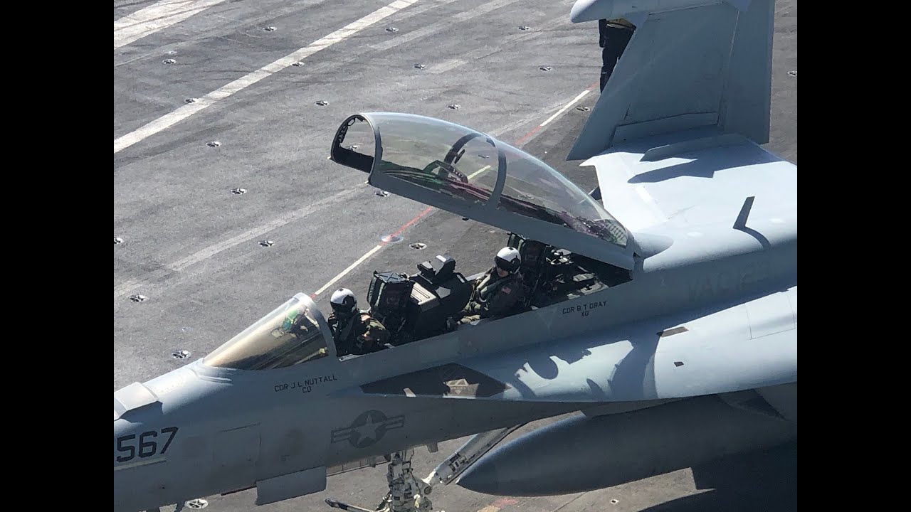 VAQ-129 Carrier Qualifications --- May 2020