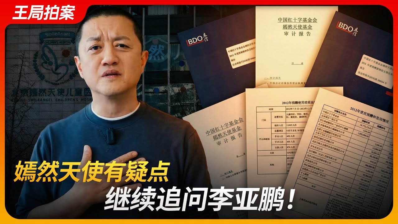 嫣然天使有疑点，继续追问李亚鹏！｜费效比｜天使之旅｜序列治疗｜王局拍案 20260121